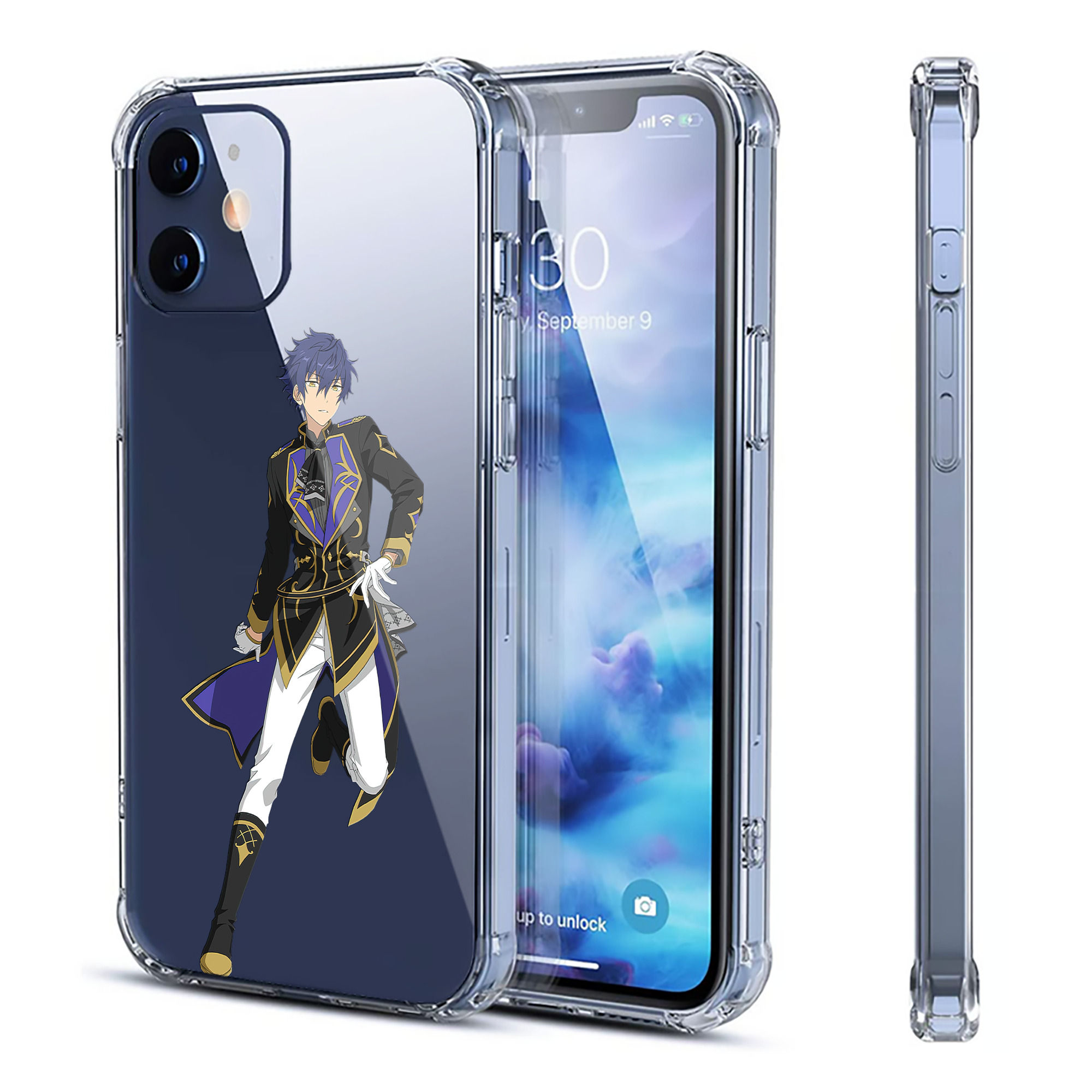 （画像用） あんさんぶるスターズ! Ensemble Stars 【iPhone 12シリーズ対応】透明スマホケース（クリアソフトケース）